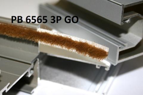 Phớt nỉ cửa nhôm đế 6.5 mm PB  6565 3P GO