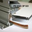 Phớt nỉ cửa nhôm đế 6.5 mm PB  6565 3P GO